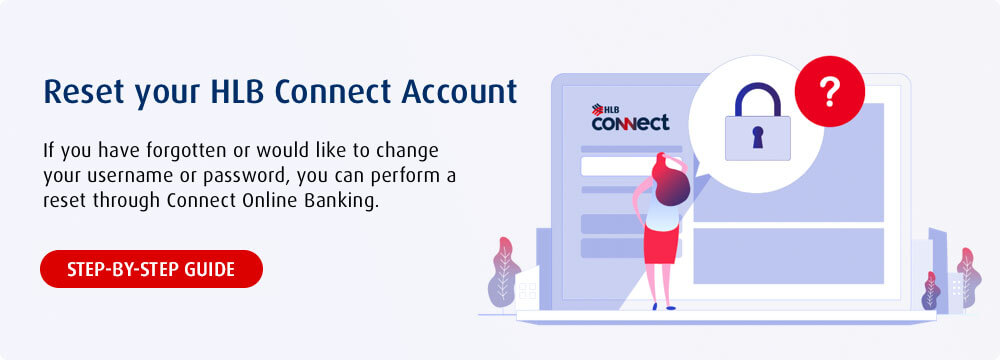 Reset your HLB Connect Account username or password