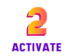 Step 2 - Activate