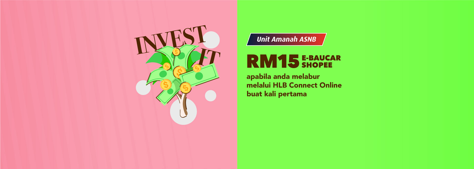 Unit Amanah ASNB - Dapatkan e-Baucar Shopee RM15 anda