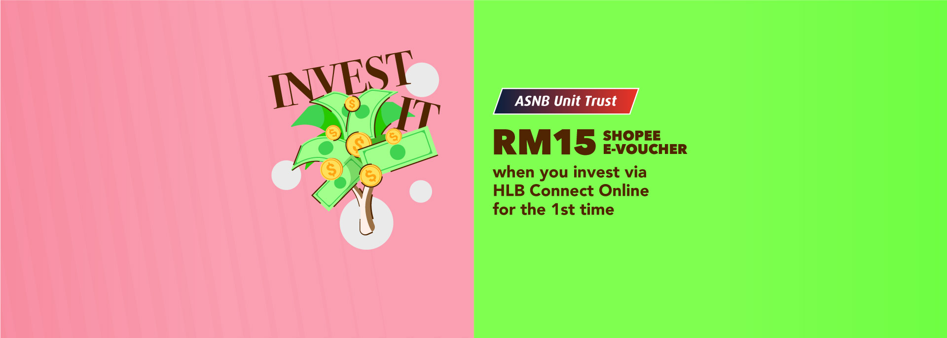 ASNB Unit Trust - Get your RM15 Shopee e-Voucher