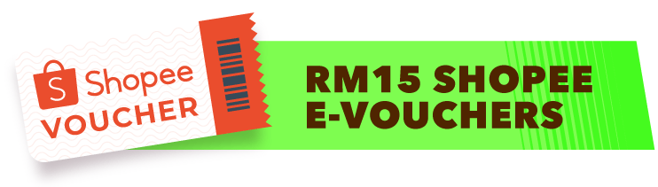 Shopee e-voucher RM100 e-vouchers