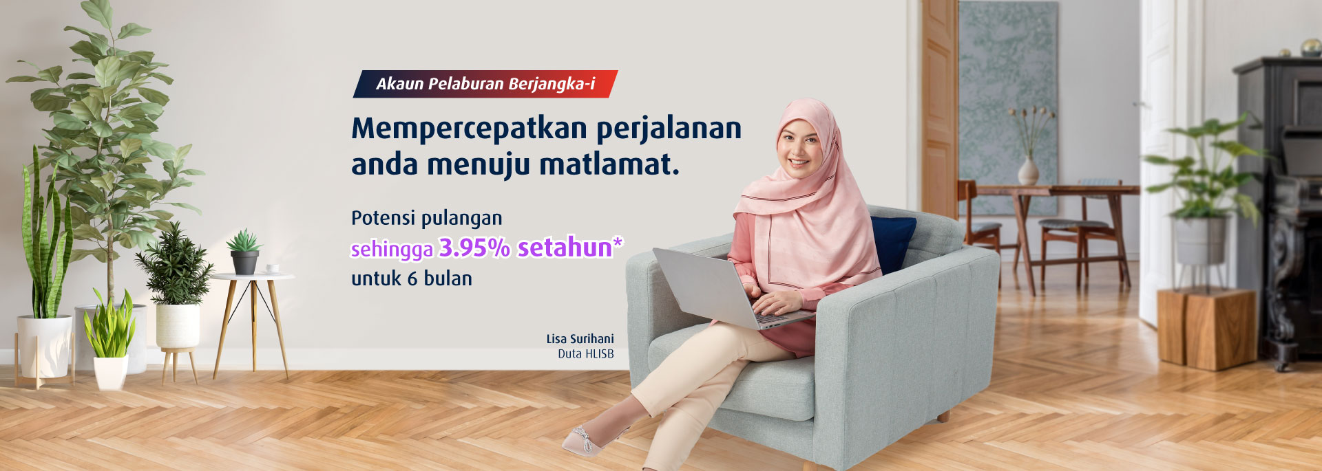 Potensi pulangan sehingga 3.95% setahun