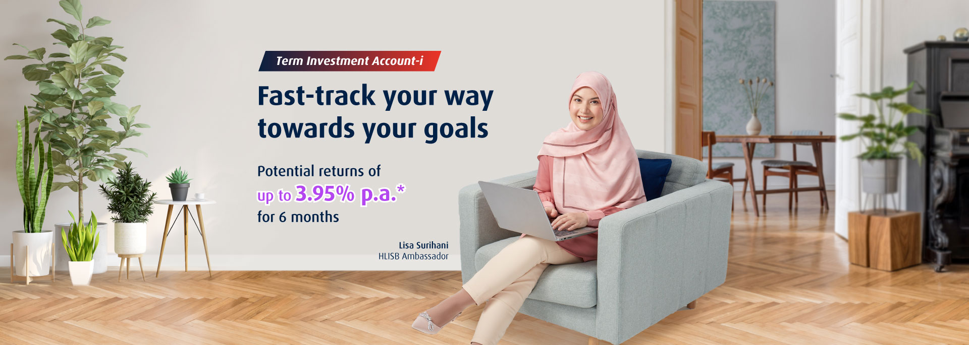 Potential returns of up to 3.95% p.a. for 6 months