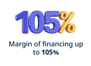 Financing up to 105%