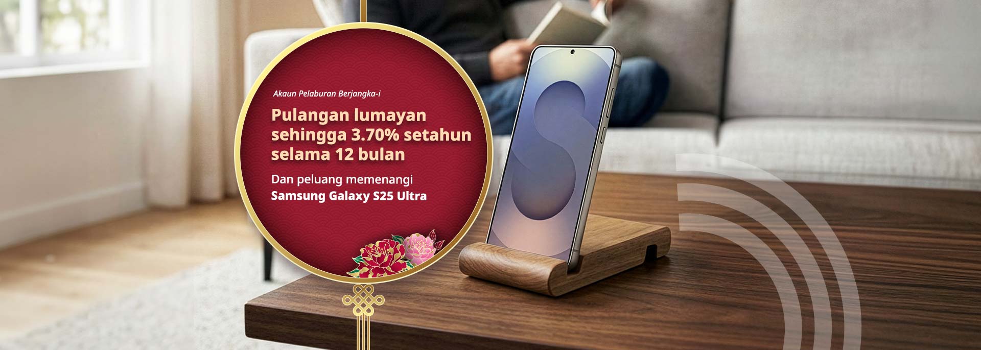 Pulangan lumayan sehingga 3.70% setahun selama 12 bulan